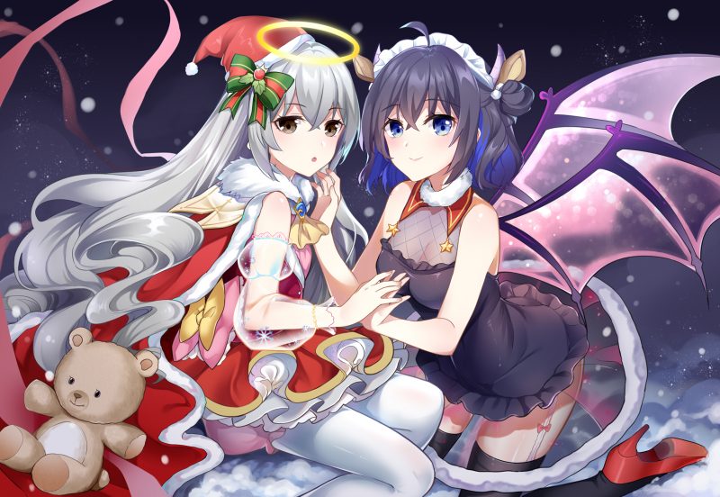 【P站插画】MIKU 雷姆 可畏 崩坏三 琪亚娜·卡斯兰娜 可莉 圣诞妹子特辑 P站美图-第5张