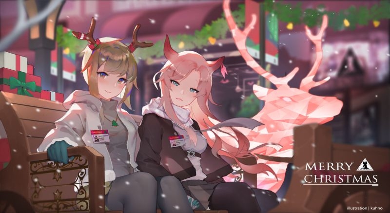 【P站插画】MIKU 雷姆 可畏 崩坏三 琪亚娜·卡斯兰娜 可莉 圣诞妹子特辑 P站美图-第9张