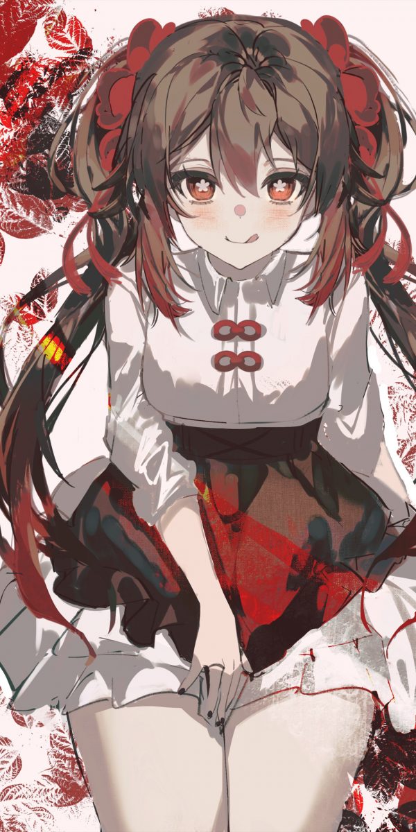 【全面屏手机壁纸】原神刻晴黑丝 兽耳女孩子 可爱的猫咪 手机壁纸第20220118期 手机壁纸-第10张