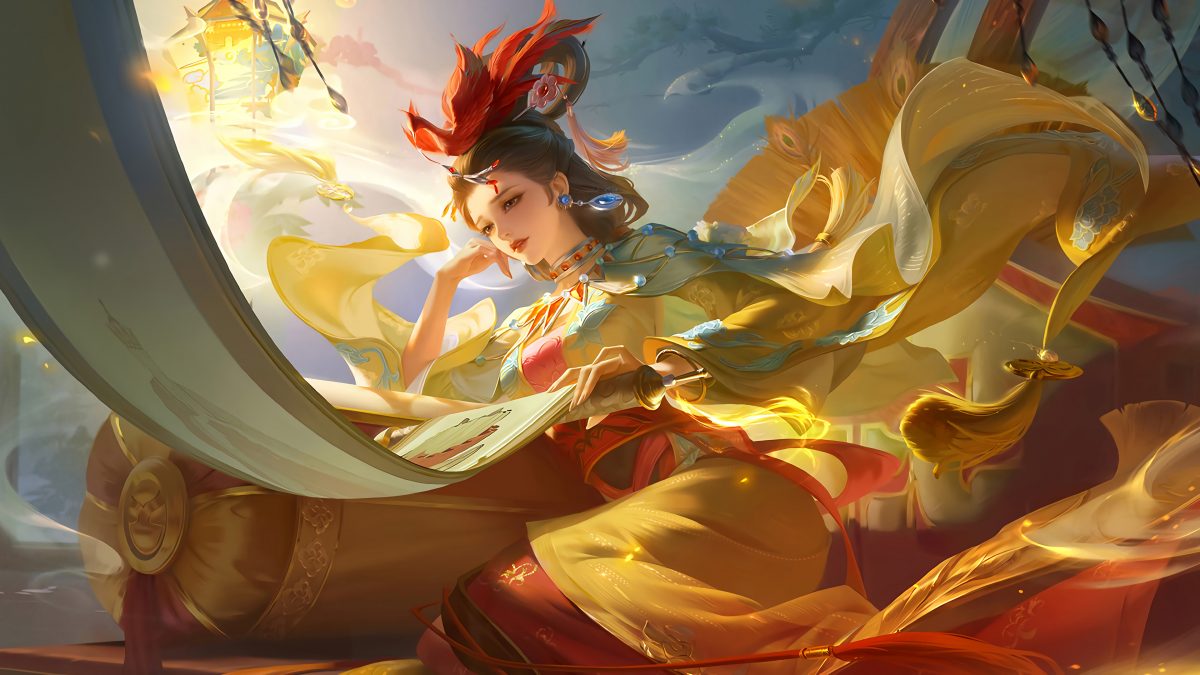 王者荣耀 甄姬 女儿国国王皮肤 4k壁纸 电脑壁纸-第1张