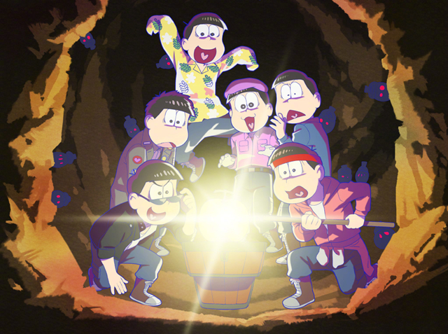 《阿松》新作剧场版第一弹先导视觉图和人设图公开