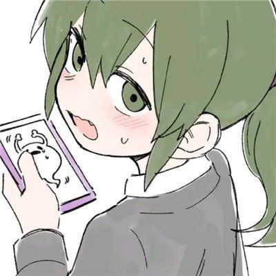 可爱动漫头像女生萌萌哒粉色系绿色系 可爱动漫头像女生萌萌哒粉色系绿色系