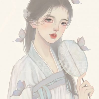 好看动漫头像手绘女生霸气冷艳二次元图片