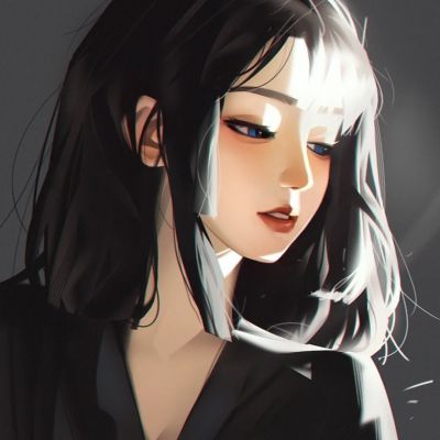 手绘头像女，好看优质喜欢你笑时候的样子