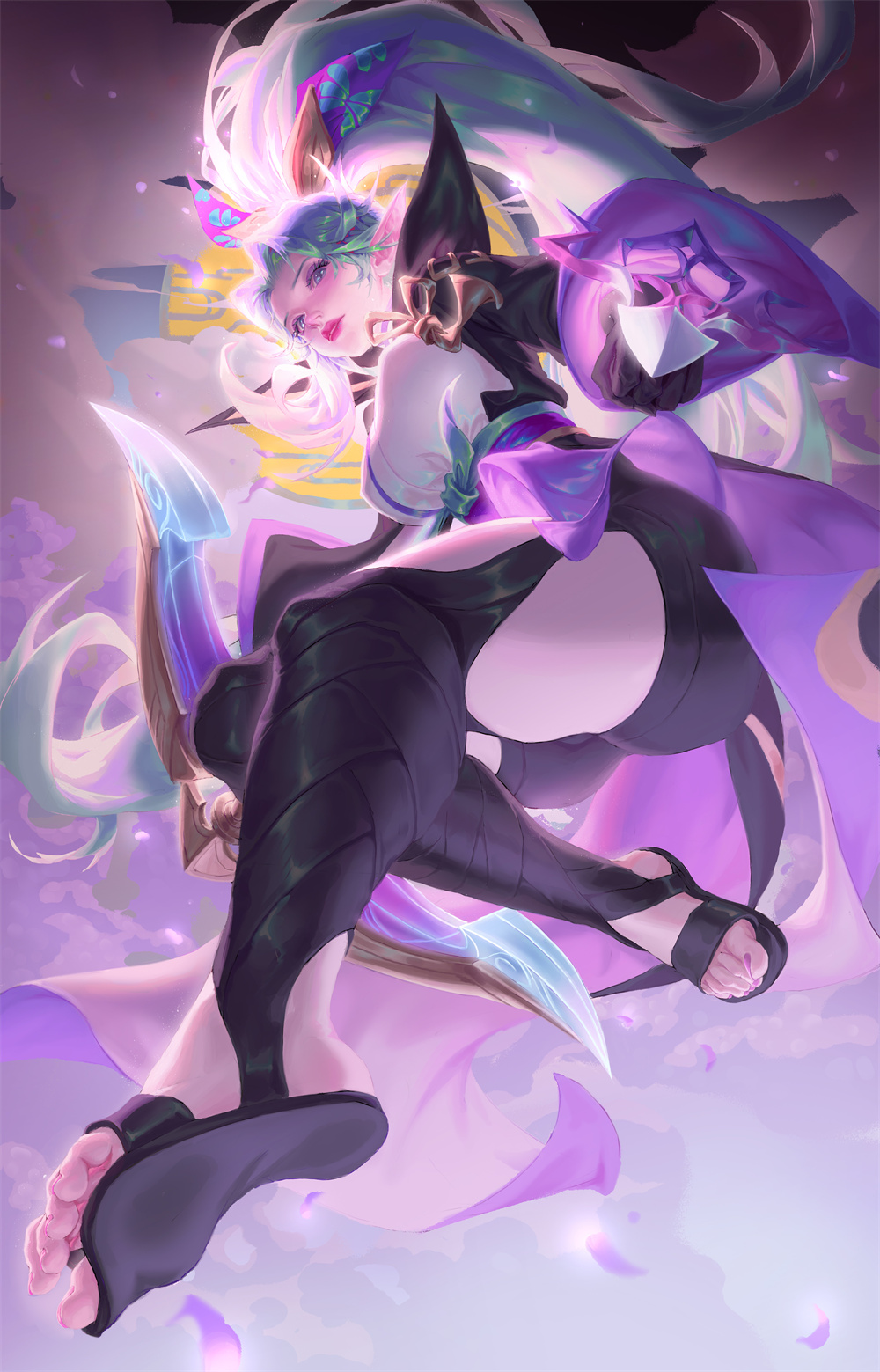 P站插画 VN 魅惑的腰肢 魔幻 兽耳 美女@_AToMic_ P站美图-第1张