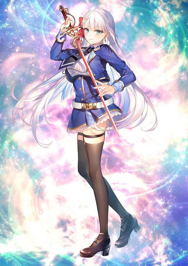 轻小说《圣剑学院的魔剑使》公开全新插画
