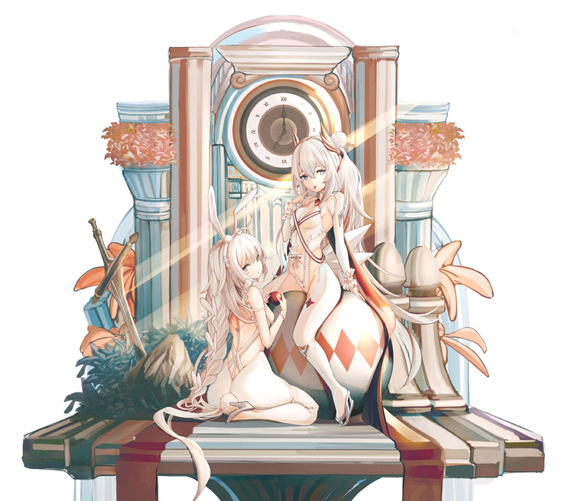 P站插画 碧蓝航线 恶毒 懒懒的白兔@勇者＜M型＞ P站美图-第1张