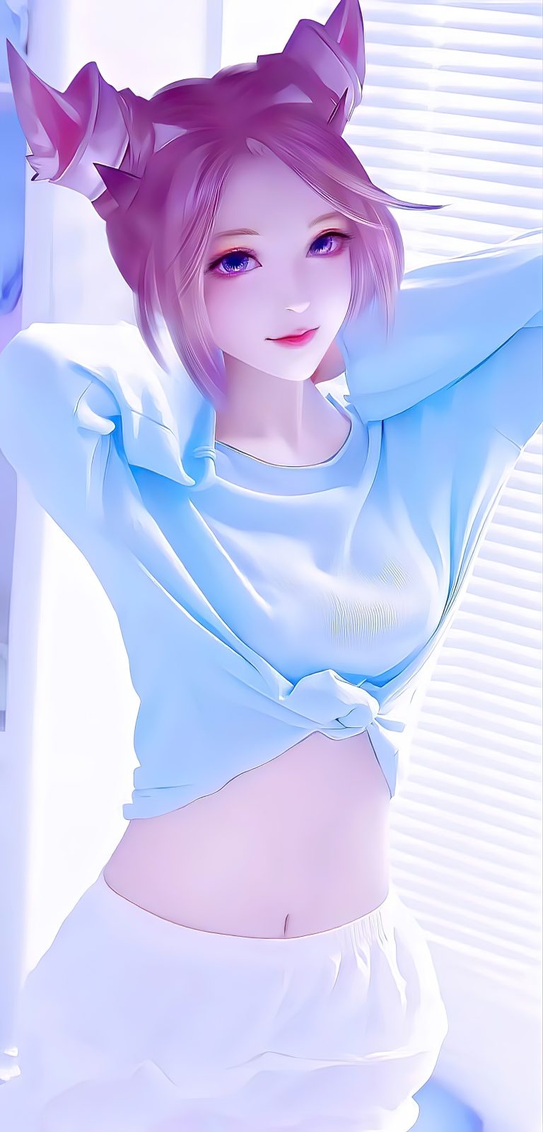王者荣耀 公孙离 阿离 插画-第2张