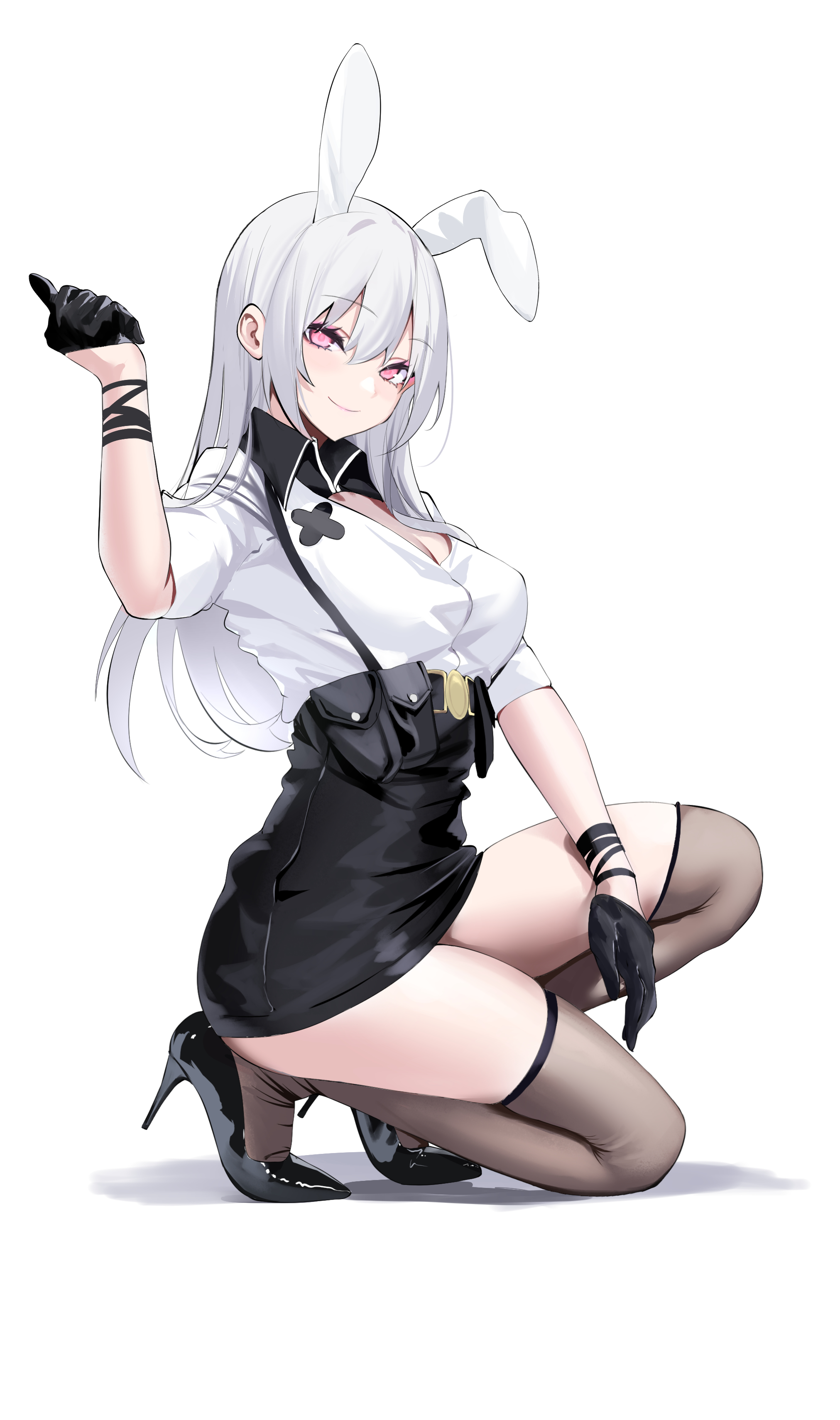 P站插画 美少女 兔女郎@SpiderApple P站美图-第2张