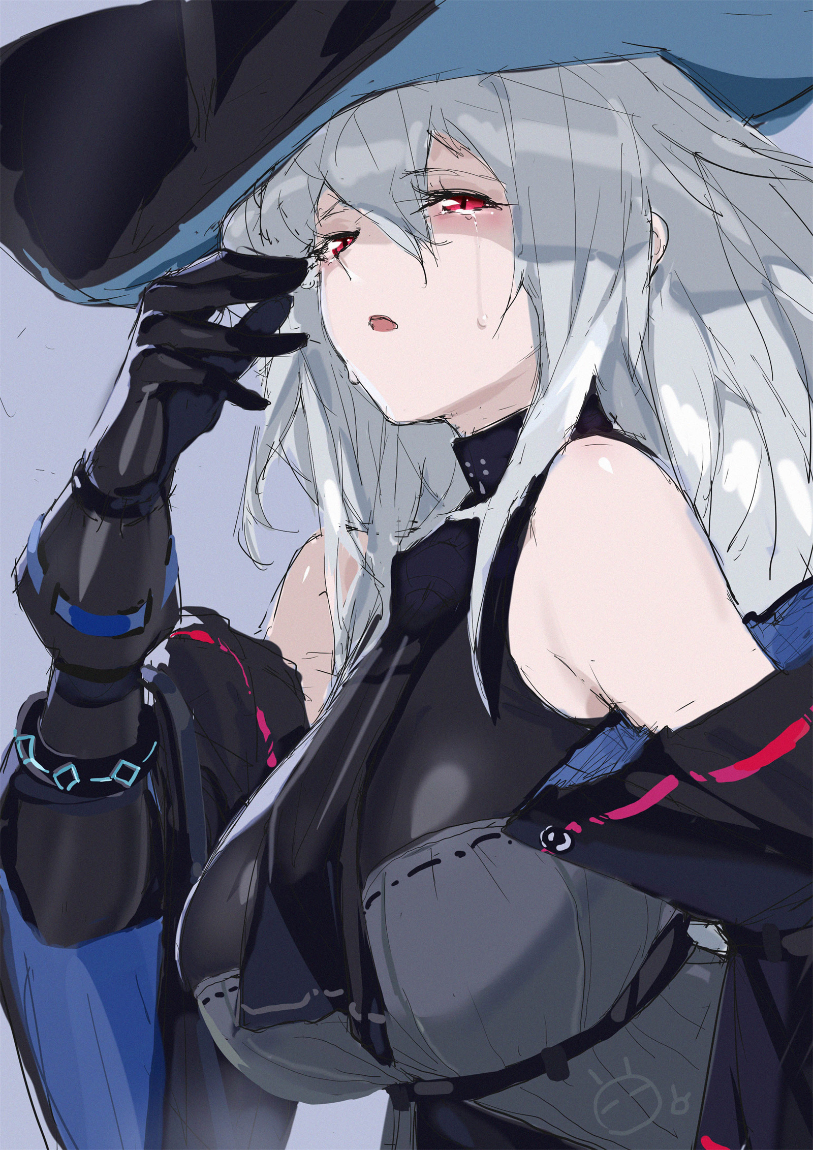 【P站美图】寒冬女神斯卡蒂 明日方舟 斯卡蒂 插画特辑 P站美图-第2张