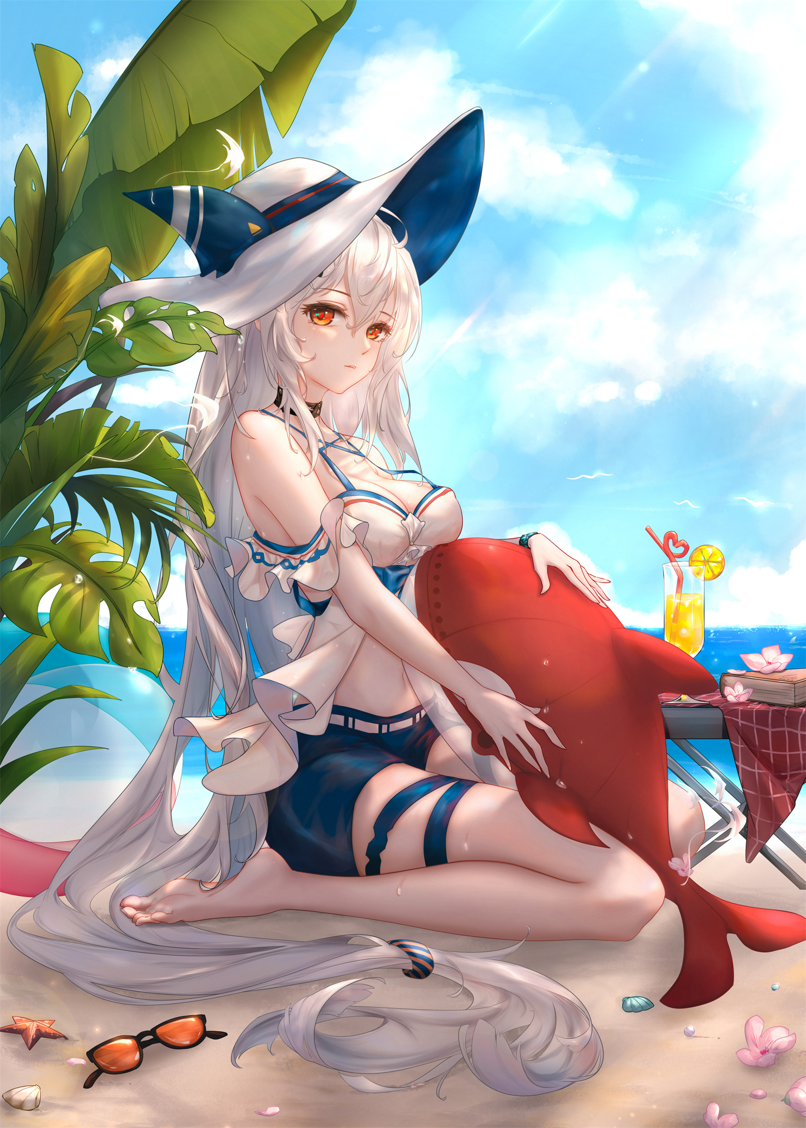 【P站美图】寒冬女神斯卡蒂 明日方舟 斯卡蒂 插画特辑 P站美图-第8张