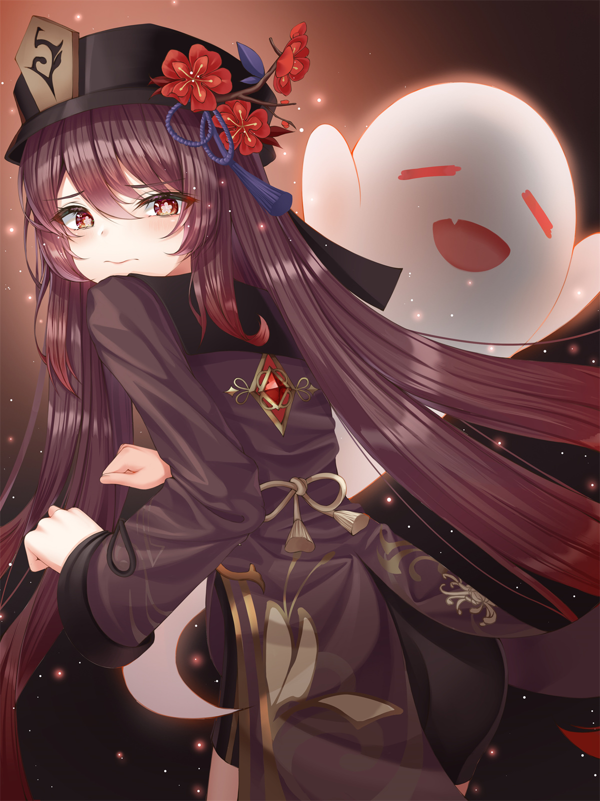 【P站插画】难以捉摸的奇妙人物 原神 胡桃插画特辑 P站美图-第18张
