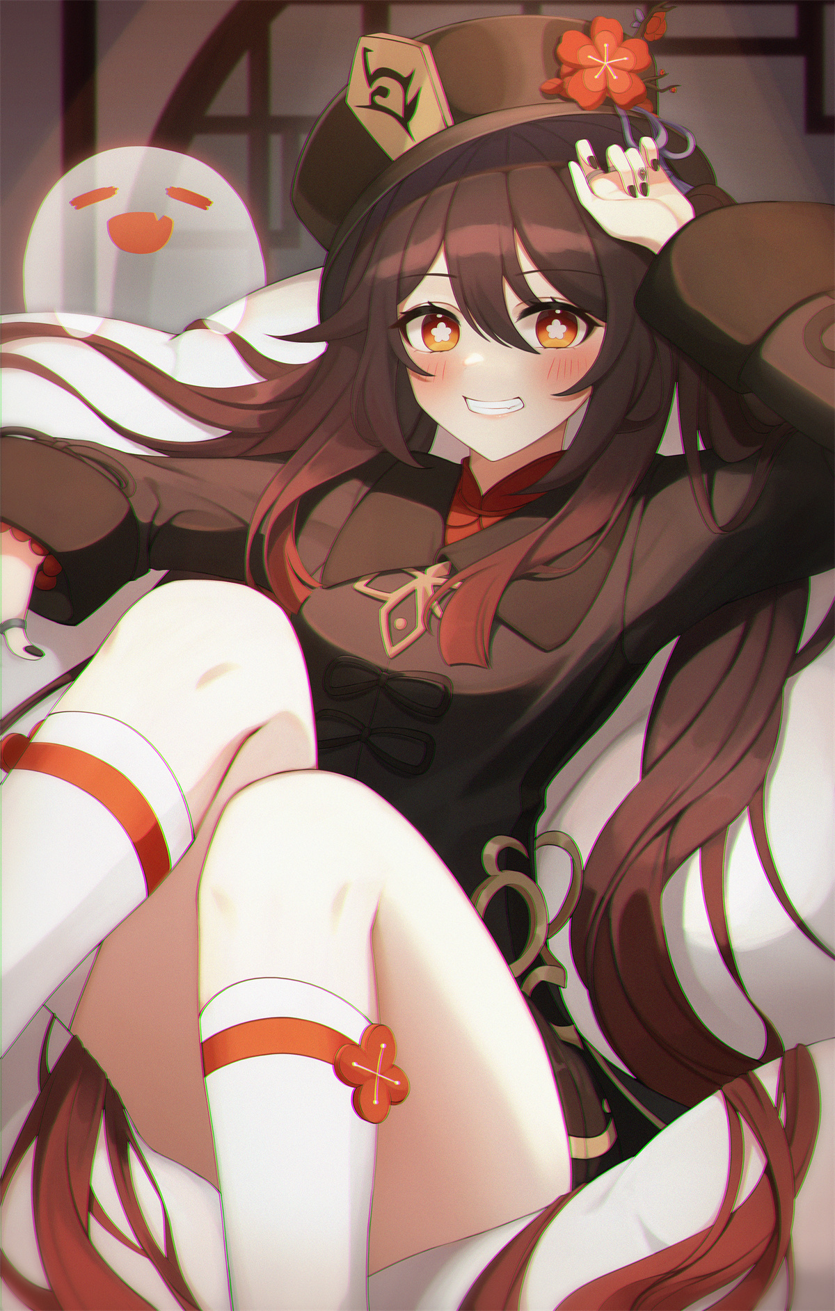 【P站插画】难以捉摸的奇妙人物 原神 胡桃插画特辑 P站美图-第19张
