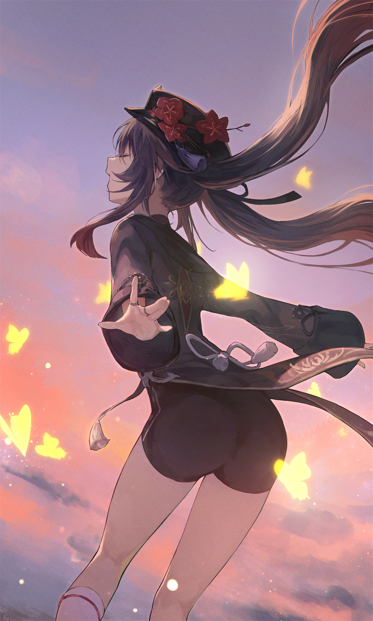 【P站插画】难以捉摸的奇妙人物 原神 胡桃插画特辑 P站美图-第20张