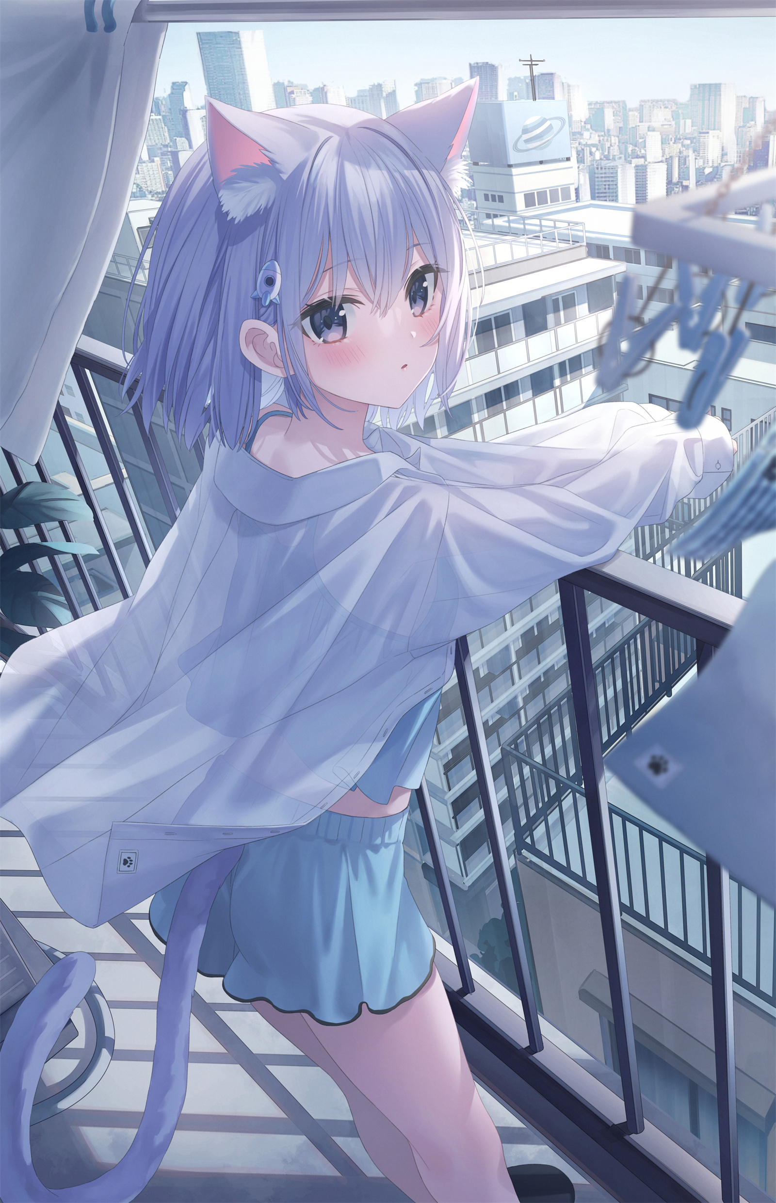 Pixiv P站插画 原创女孩子  猫娘@jimmy P站美图-第1张