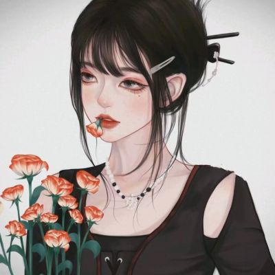心仪女孩 优质动漫女头温柔干净,她与温柔共存 动漫头像-第3张