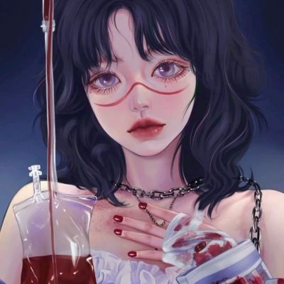 心仪女孩 优质动漫女头温柔干净,她与温柔共存 动漫头像-第1张