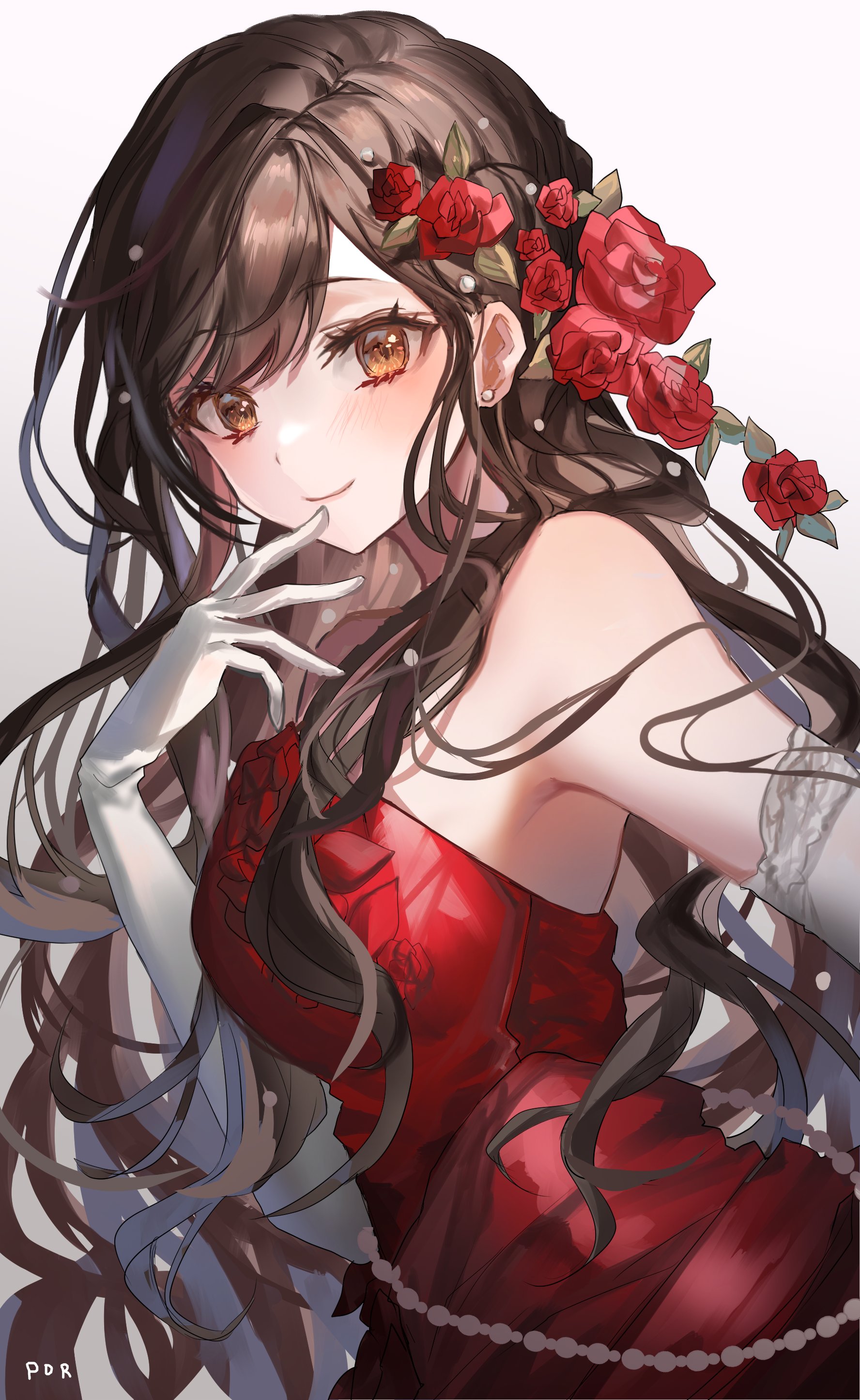 P站插画 pixiv 世界计划 白石杏 长手套@ポル P站美图-第1张