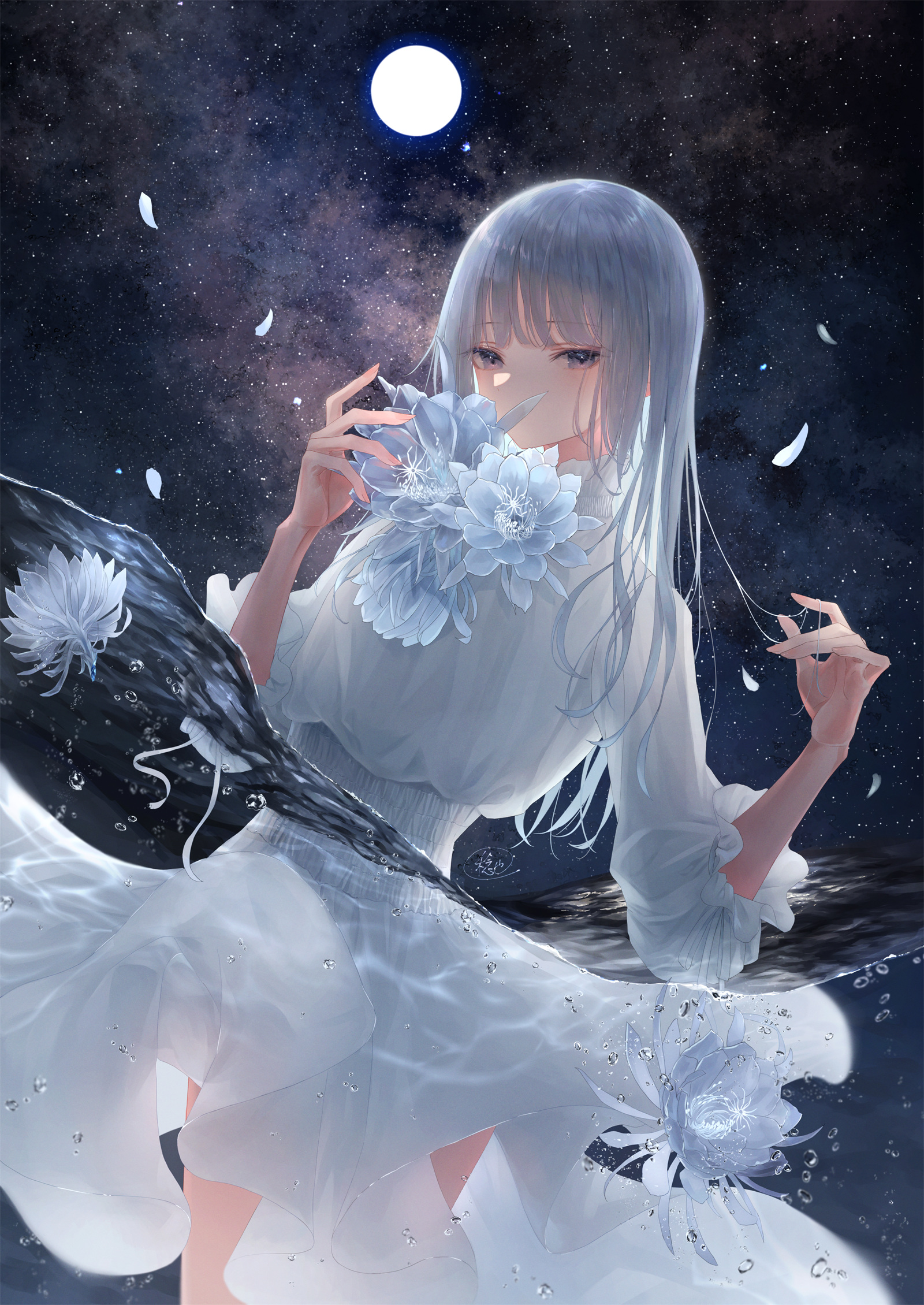 【P站插画推荐】当在浑浊里呆久了，连清澈的瞬间都会忘记，舒适的冰凉感，插画特辑 - P站美图-第11张