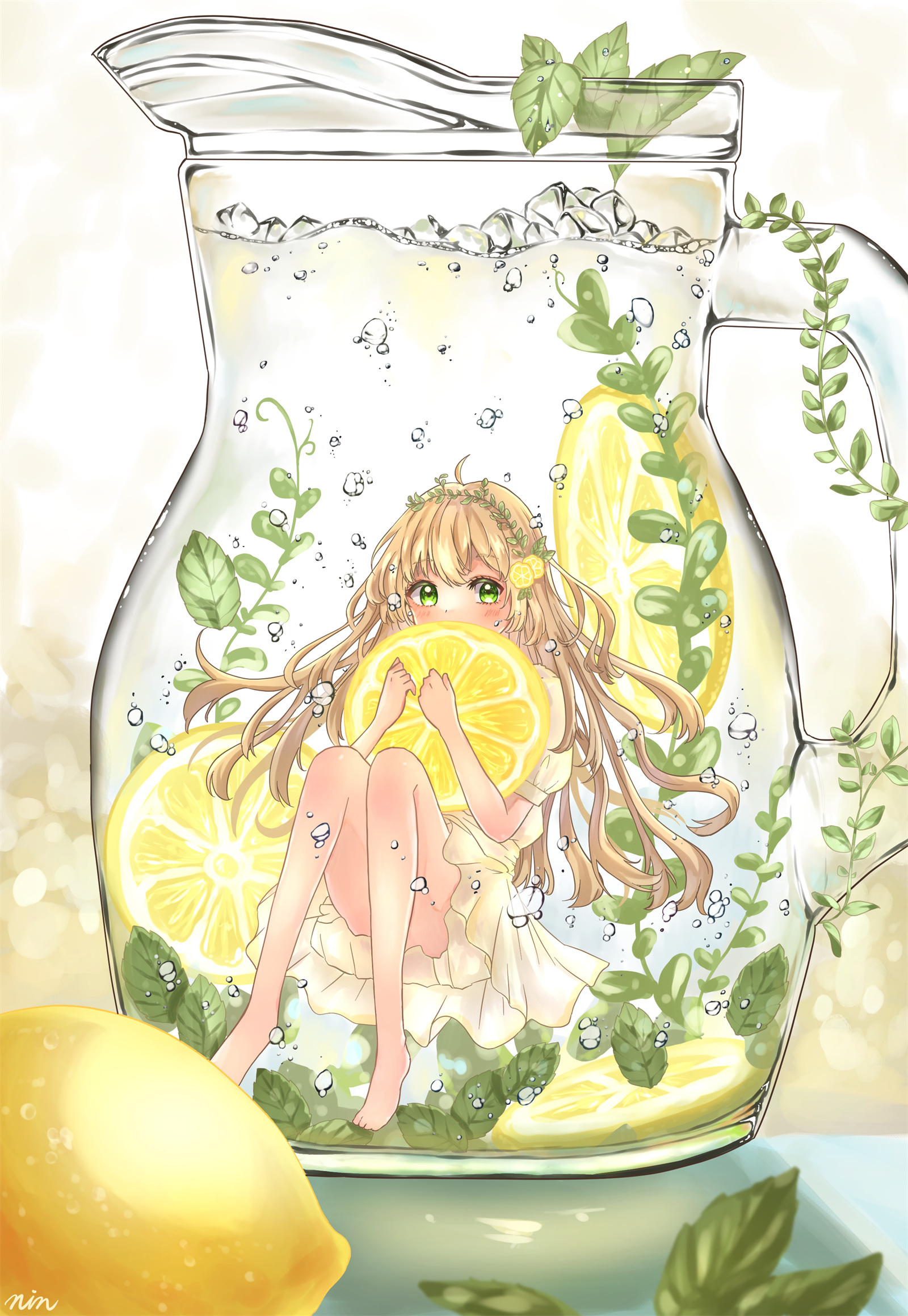 【P站插画推荐】当在浑浊里呆久了，连清澈的瞬间都会忘记，舒适的冰凉感，插画特辑 - P站美图-第13张