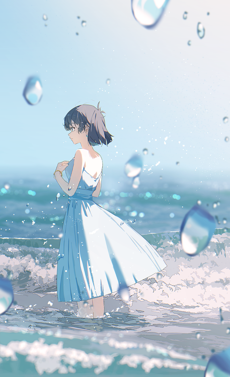 【P站插画推荐】当在浑浊里呆久了，连清澈的瞬间都会忘记，舒适的冰凉感，插画特辑 - P站美图-第16张