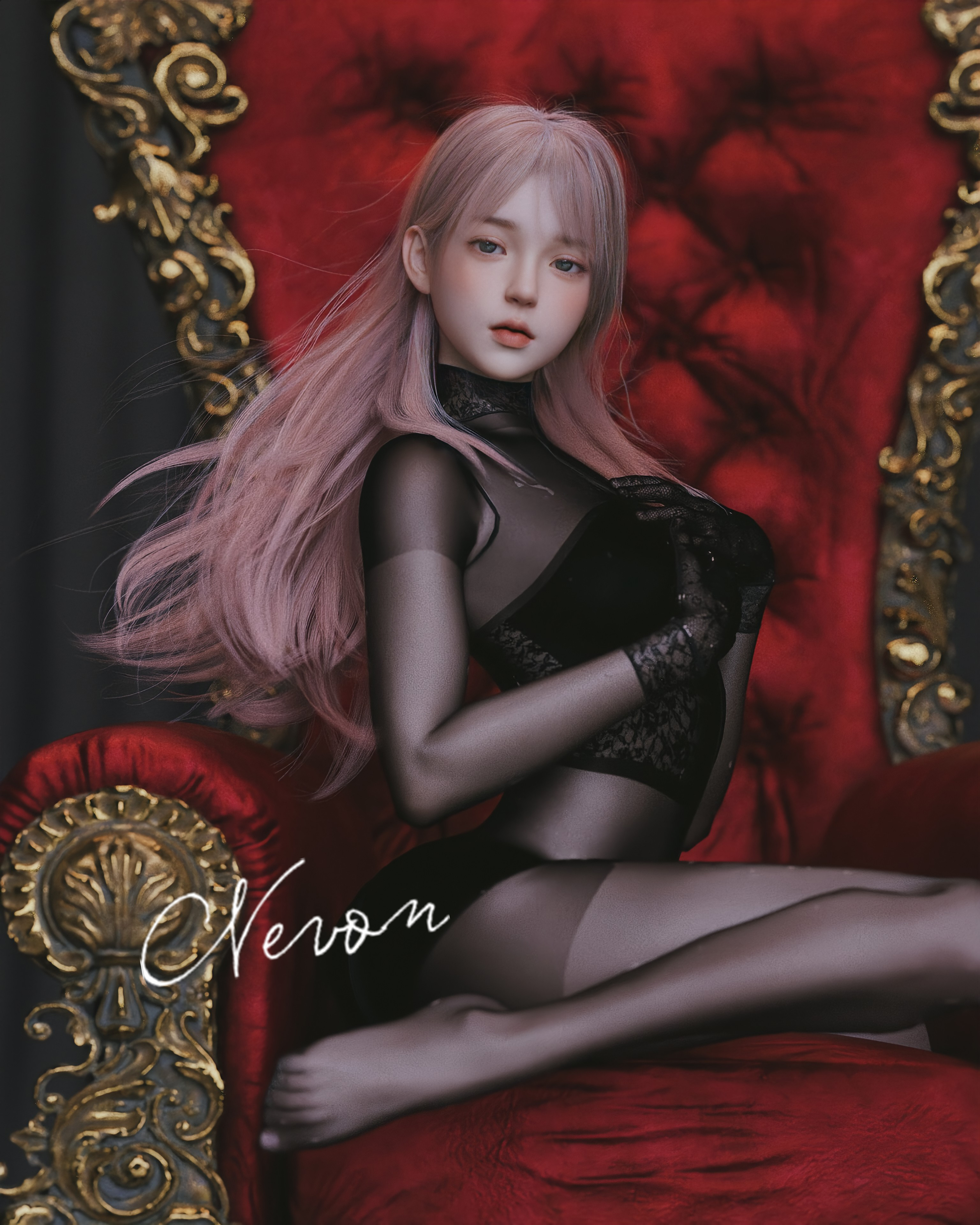 P站插画原创  3DCG 少女 清纯 性感@nevon P站美图-第2张