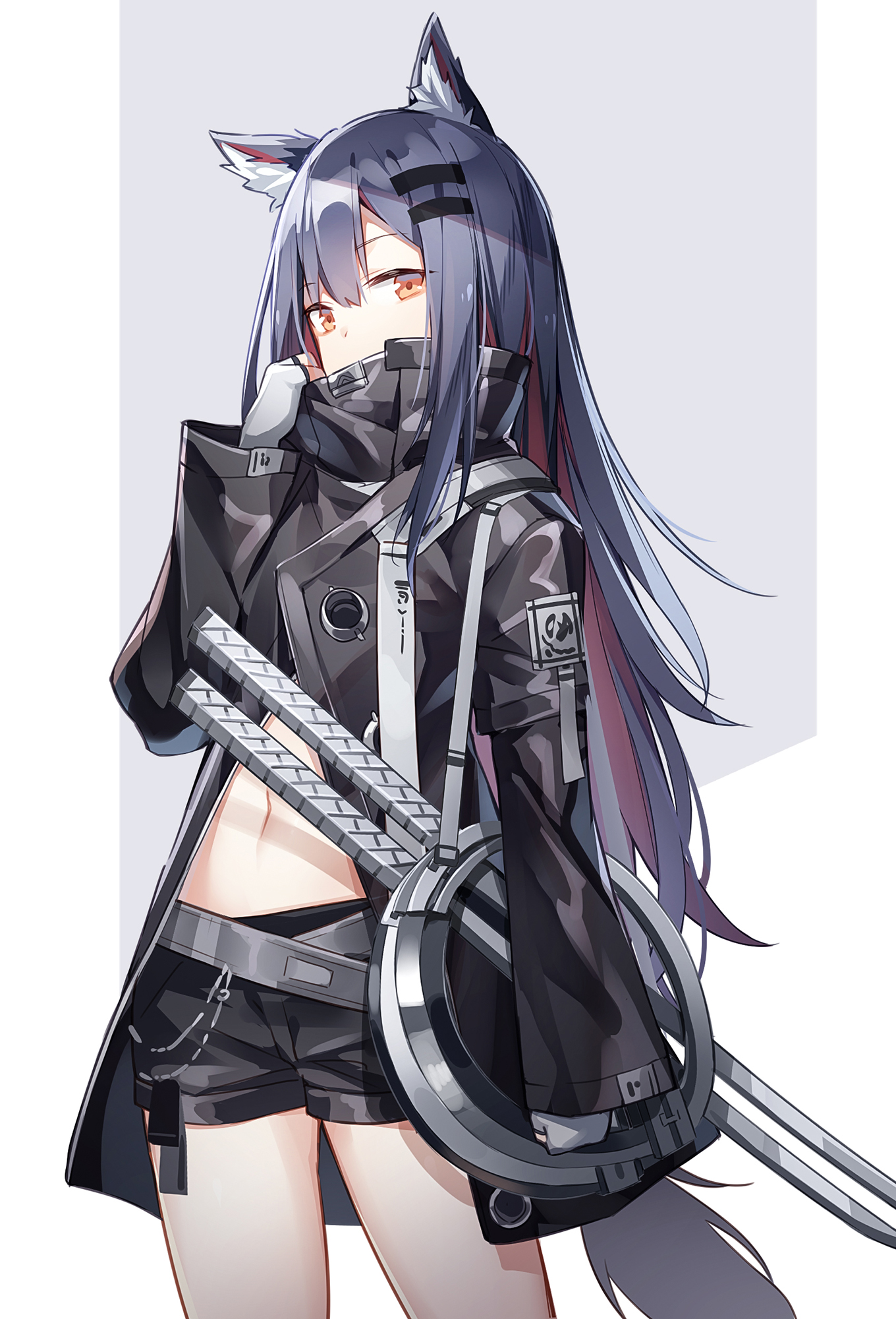 【P站插画推荐】沉默寡言的兽耳信使 明日方舟 德克萨斯同人插画特辑 P站美图-第9张