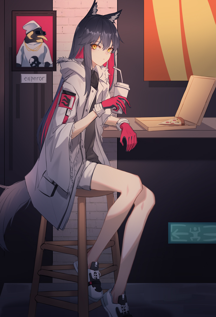 【P站插画推荐】沉默寡言的兽耳信使 明日方舟 德克萨斯同人插画特辑 P站美图-第10张