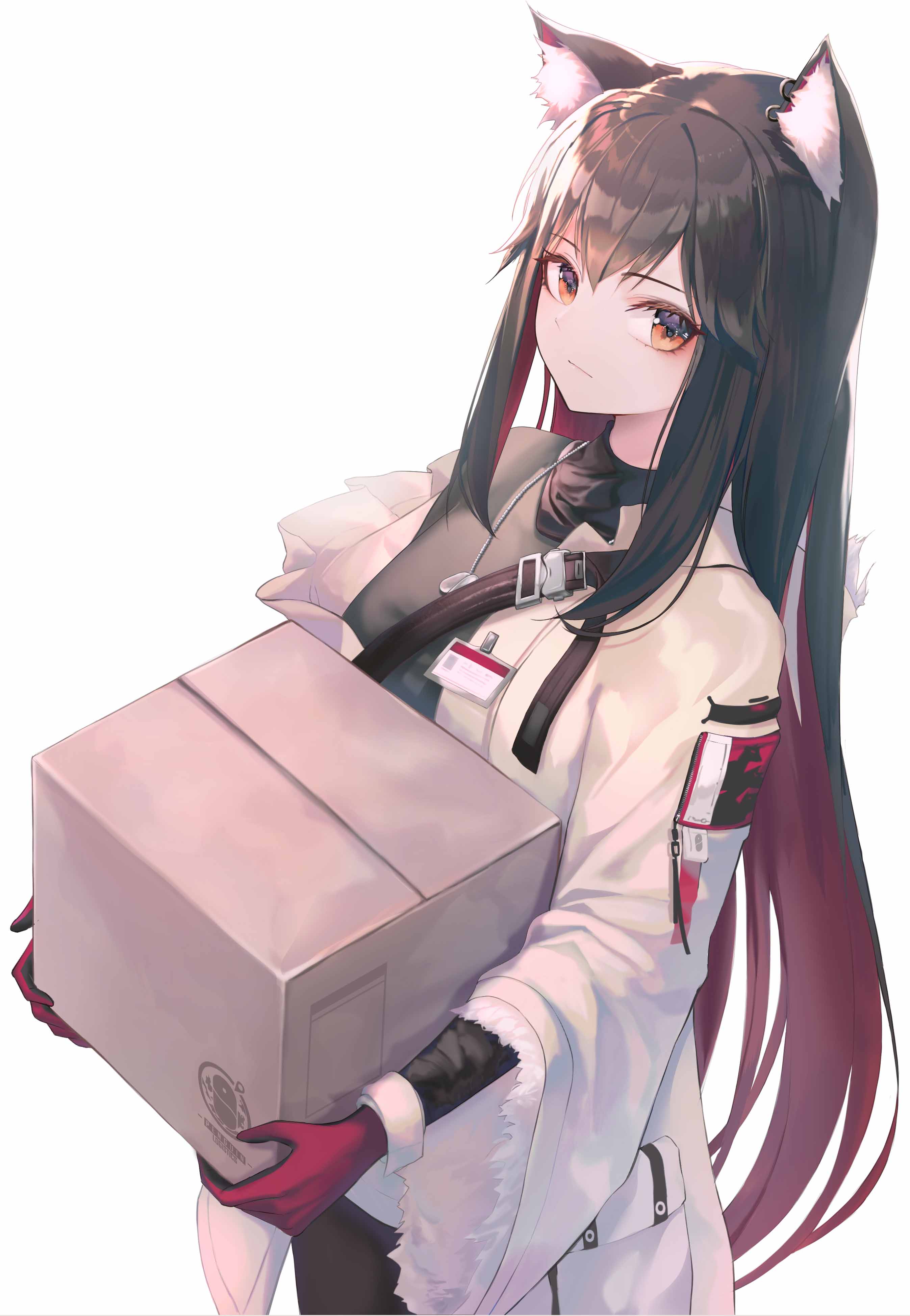 【P站插画推荐】沉默寡言的兽耳信使 明日方舟 德克萨斯同人插画特辑 P站美图-第11张