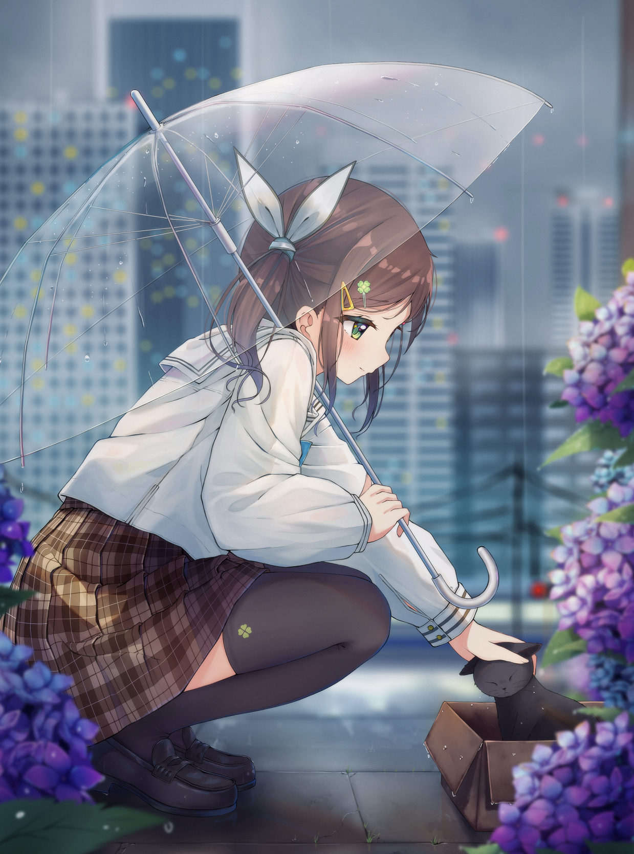 【P站日榜】腼腆的双马尾女孩，小豆泽心羽 P站日排行榜美图~ P站美图-第14张