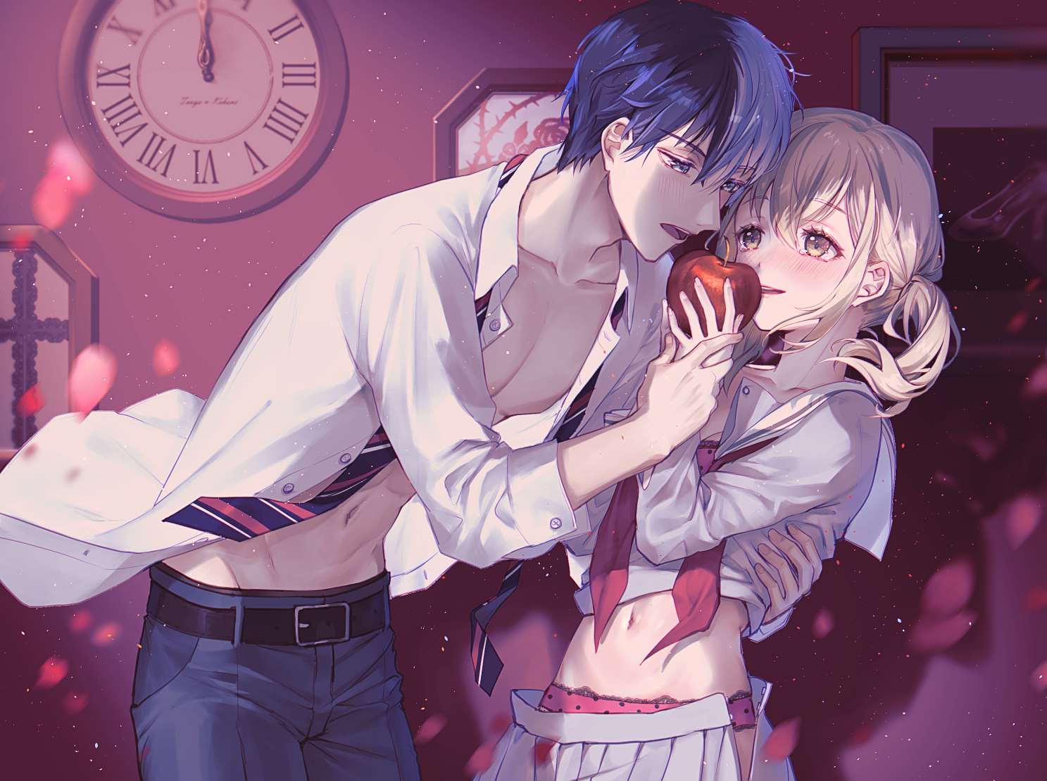 【P站日榜】腼腆的双马尾女孩，小豆泽心羽 P站日排行榜美图~ P站美图-第12张