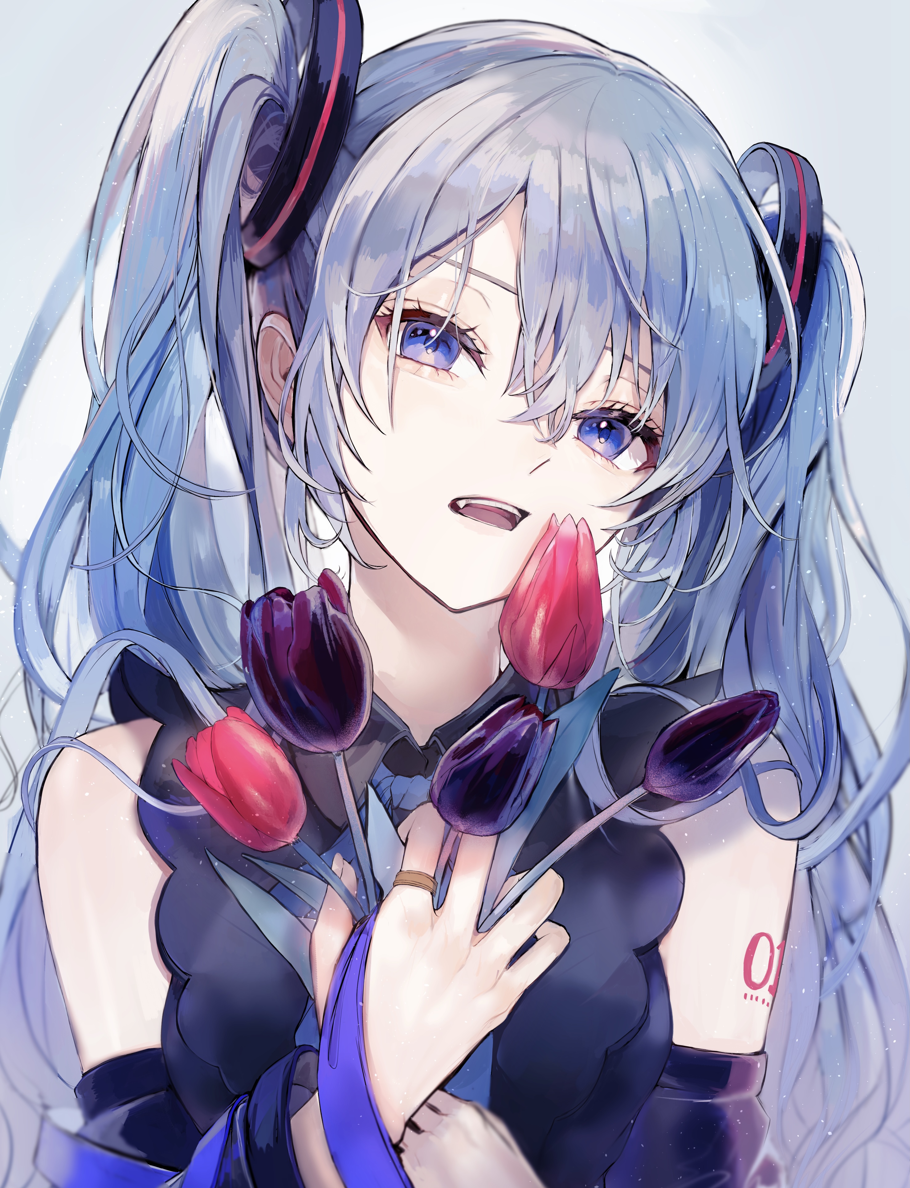 【P站画师推荐】双马尾的初音谁能抵挡得了呢？日本插画师PiPi的插画作品 P站画师-第2张