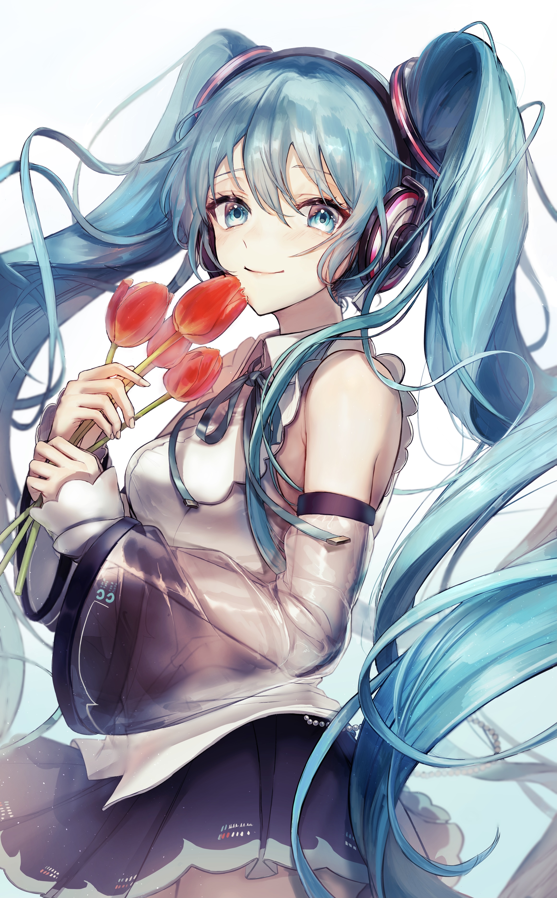 【P站画师推荐】双马尾的初音谁能抵挡得了呢？日本插画师PiPi的插画作品 P站画师-第5张