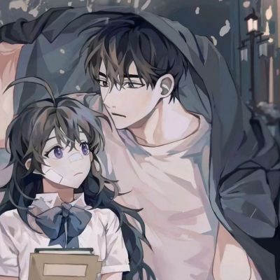 情侣头像霸气好看动漫,两个人在一起时的快乐 动漫头像-第13张