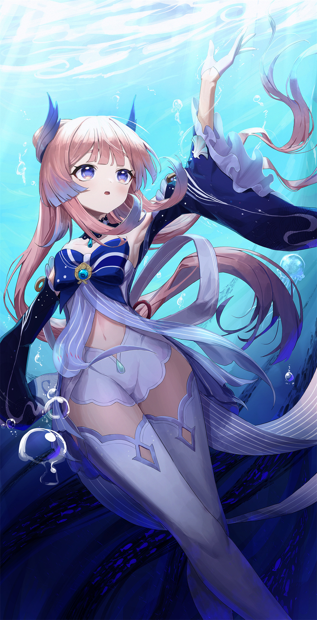 【P站美图】现人神巫女 原神 珊瑚宫心海特辑 P站美图-第4张