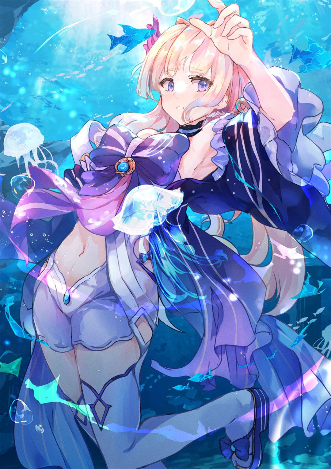 【P站美图】现人神巫女 原神 珊瑚宫心海特辑 P站美图-第5张