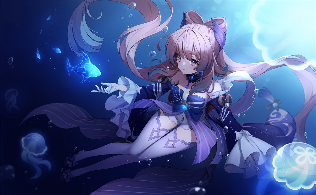 【P站美图】现人神巫女 原神 珊瑚宫心海特辑 P站美图-第6张