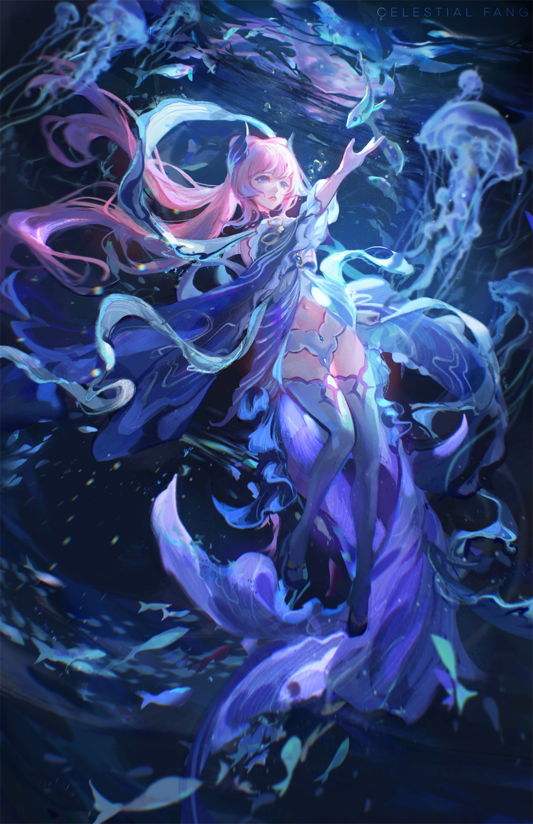 【P站美图】现人神巫女 原神 珊瑚宫心海特辑 P站美图-第9张