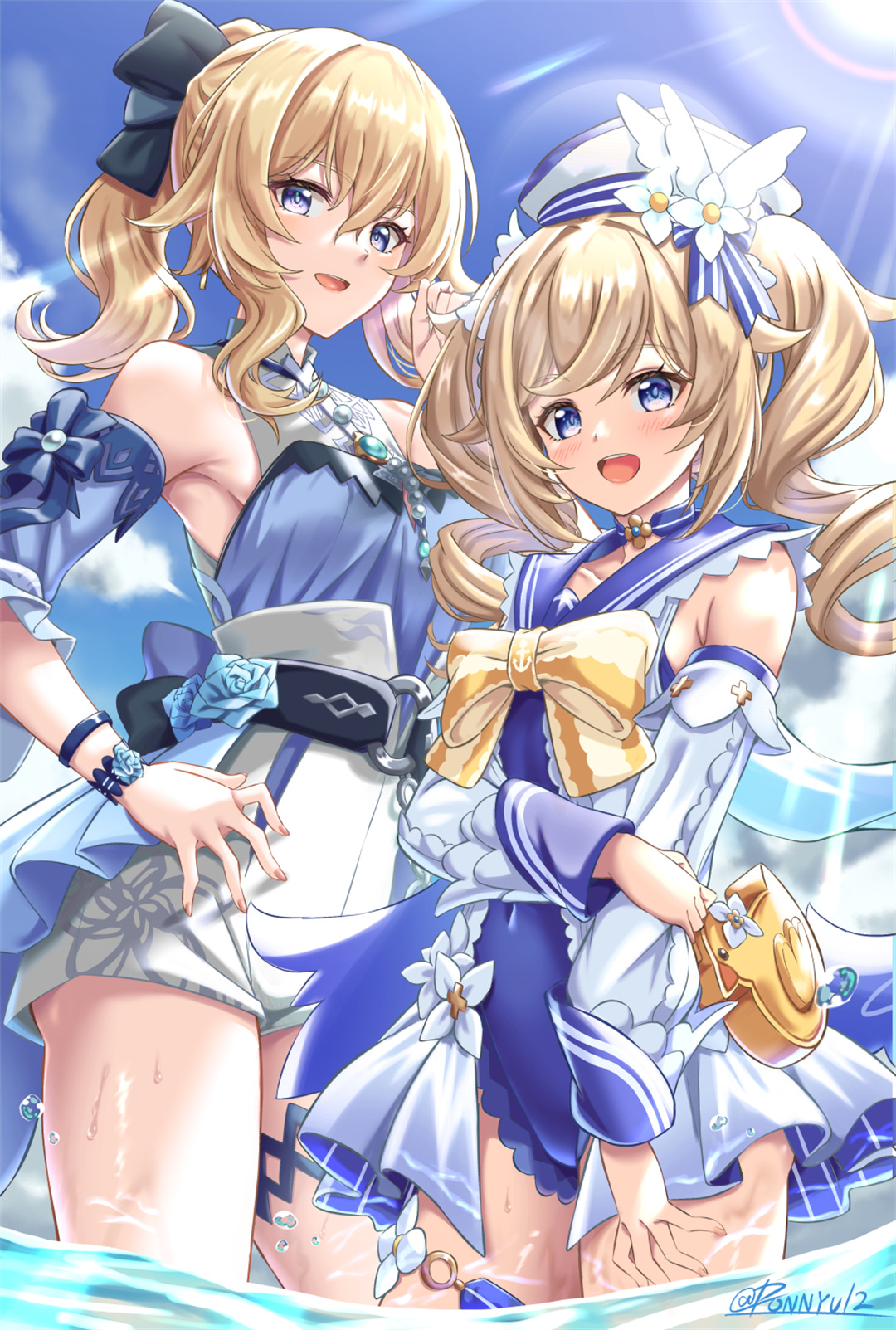 【P站画师】让我用水元素治疗你们的伤口吧~ 原神 芭芭拉同人插画特辑 P站美图-第2张