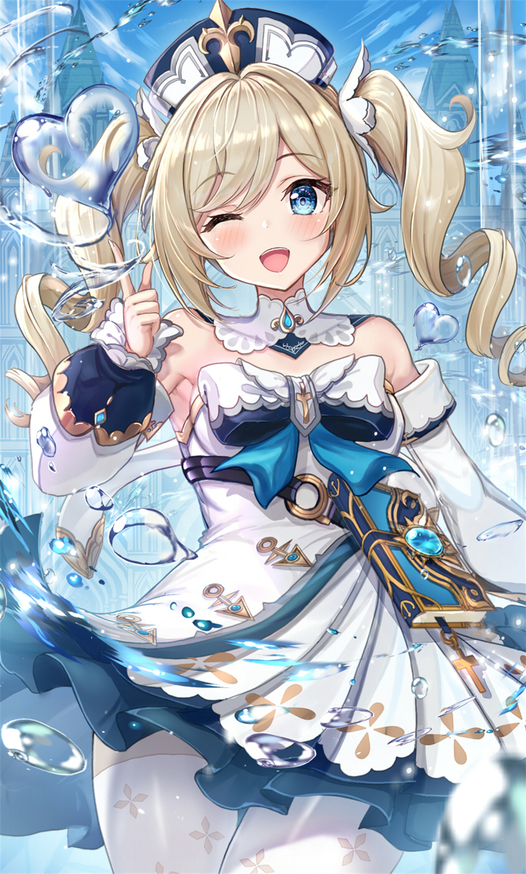 【P站画师】让我用水元素治疗你们的伤口吧~ 原神 芭芭拉同人插画特辑 P站美图-第13张