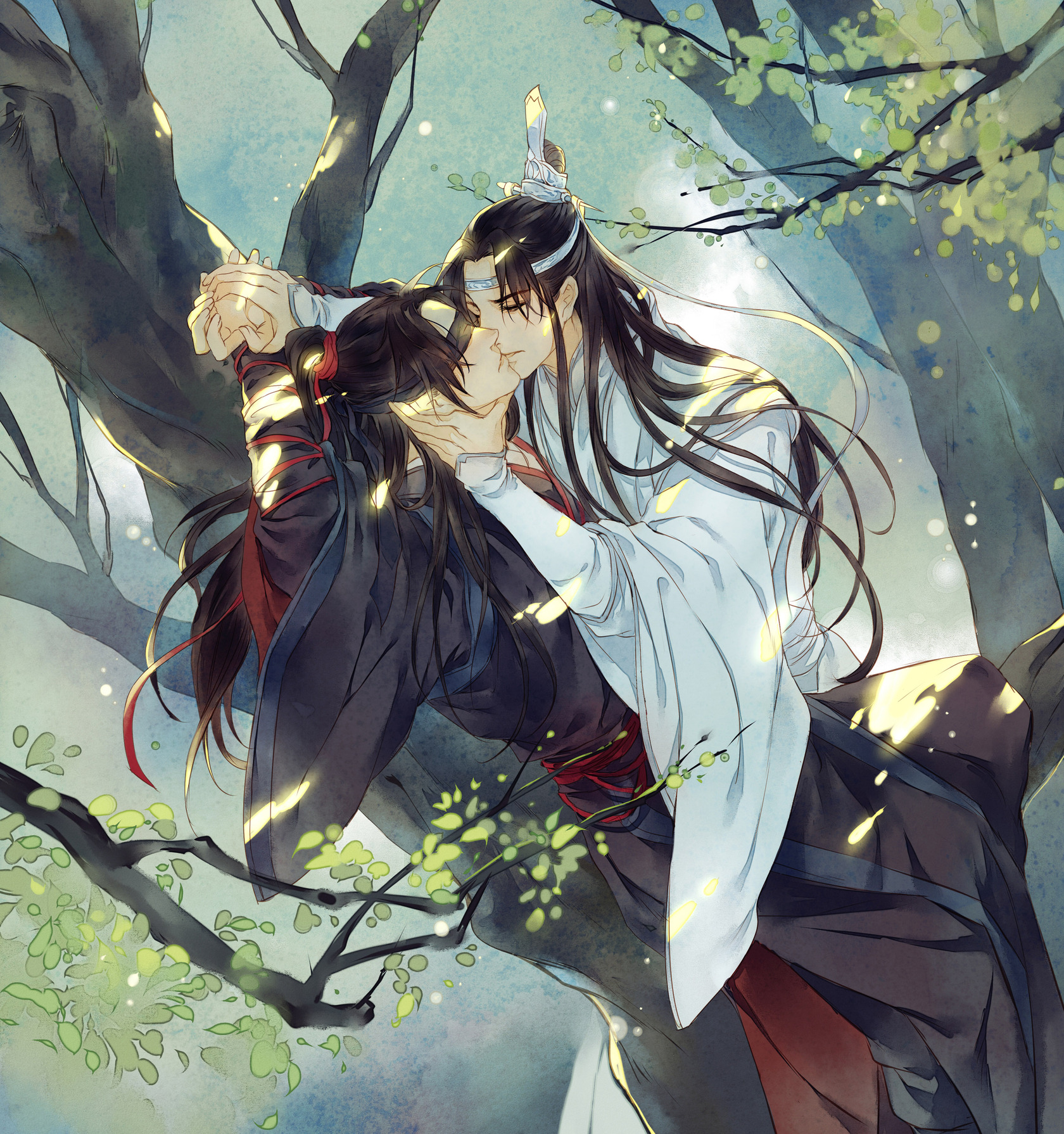 【P站插画】在此恭候夷陵老祖魏无羡 魔道祖师 蓝忘机 古风美少年插画特辑 P站美图-第7张