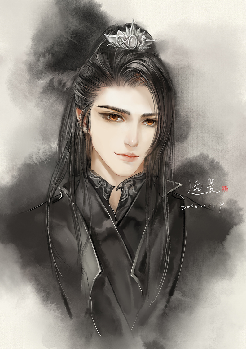 【P站插画】在此恭候夷陵老祖魏无羡 魔道祖师 蓝忘机 古风美少年插画特辑 P站美图-第6张