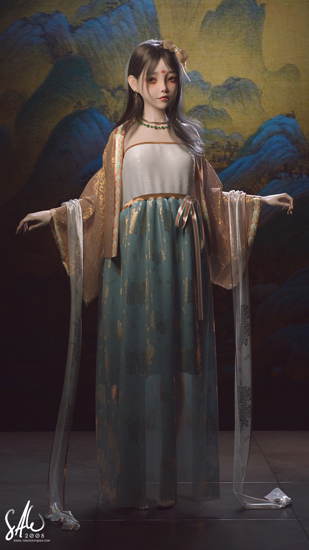 【P站美图推荐】古风少女 仙剑奇侠传 日系古风 3D CG 中国风插画特辑 P站美图-第6张