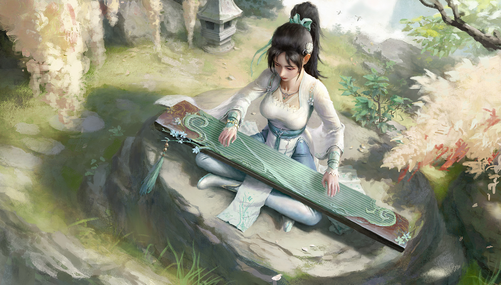 【P站美图推荐】古风少女 仙剑奇侠传 日系古风 3D CG 中国风插画特辑 P站美图-第16张
