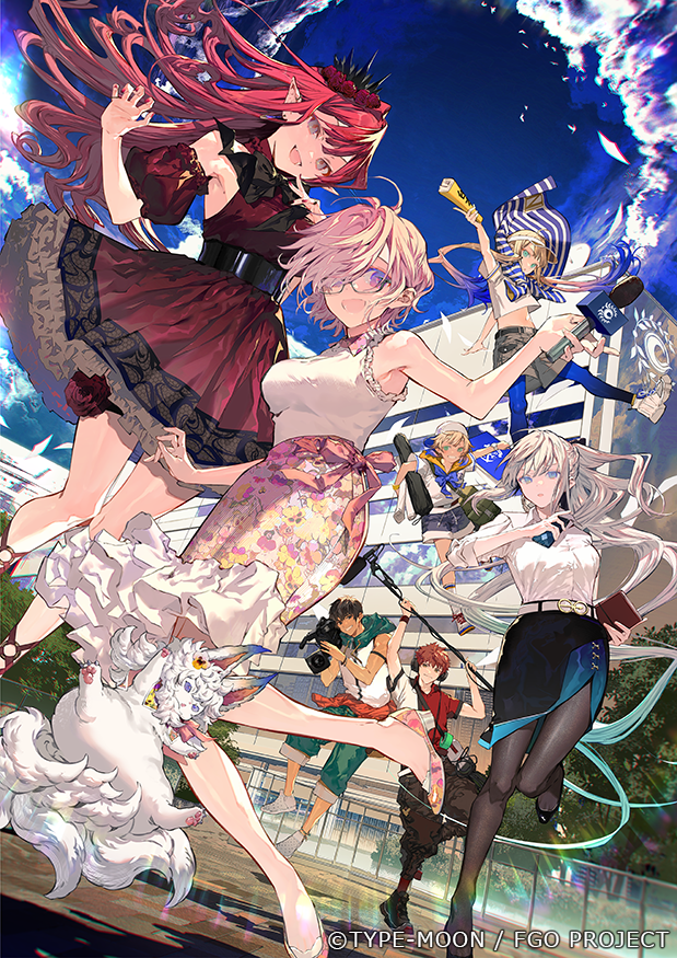 插画 Fate/GrandOrder 布范·希尼莫 玛修·基列莱特 千子村正 芙芙@野崎つばた 手机壁纸-第1张
