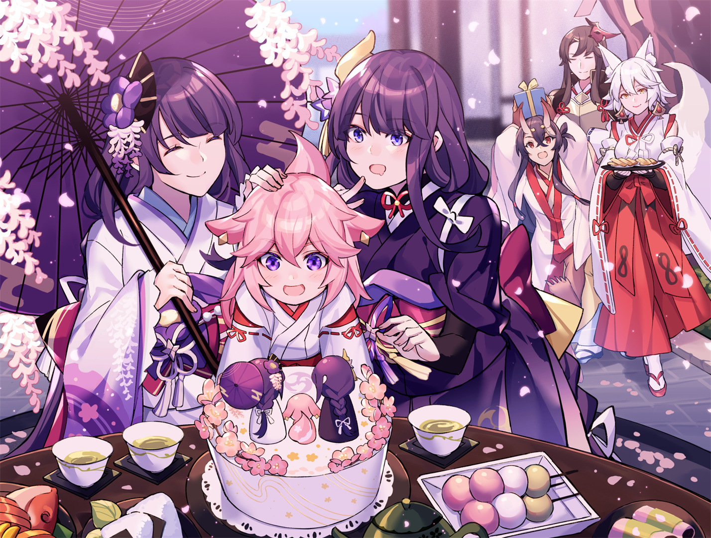【P站插画推荐】明日方舟 菲亚梅塔 莫斯提马半夜偷吃零食 今日美图插画推荐~ P站美图-第7张