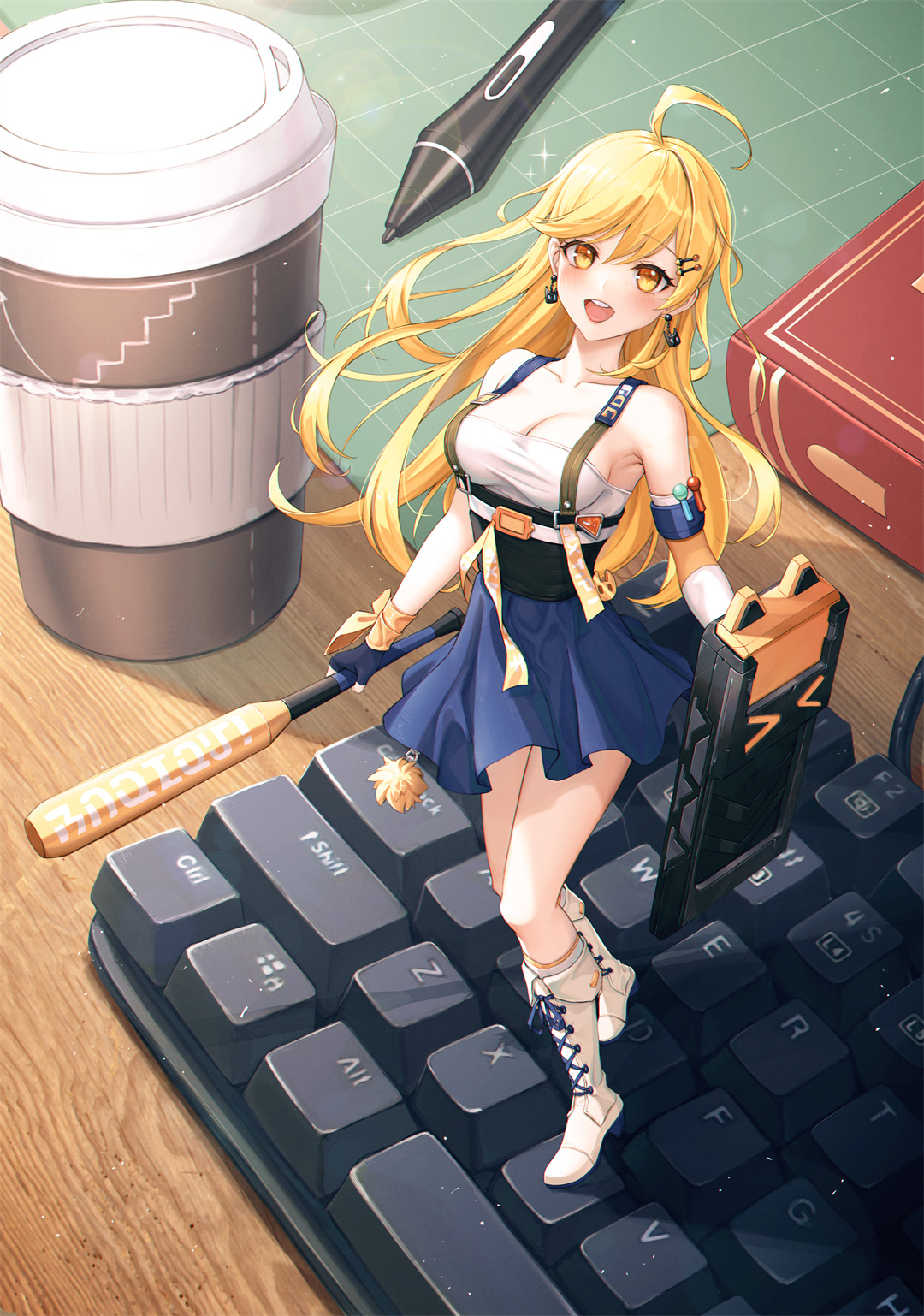 【P站画师推荐】黑长直美少女 甘雨 Saber 艾米莉娅 日本插画师Eichi的插画作品 P站画师-第6张
