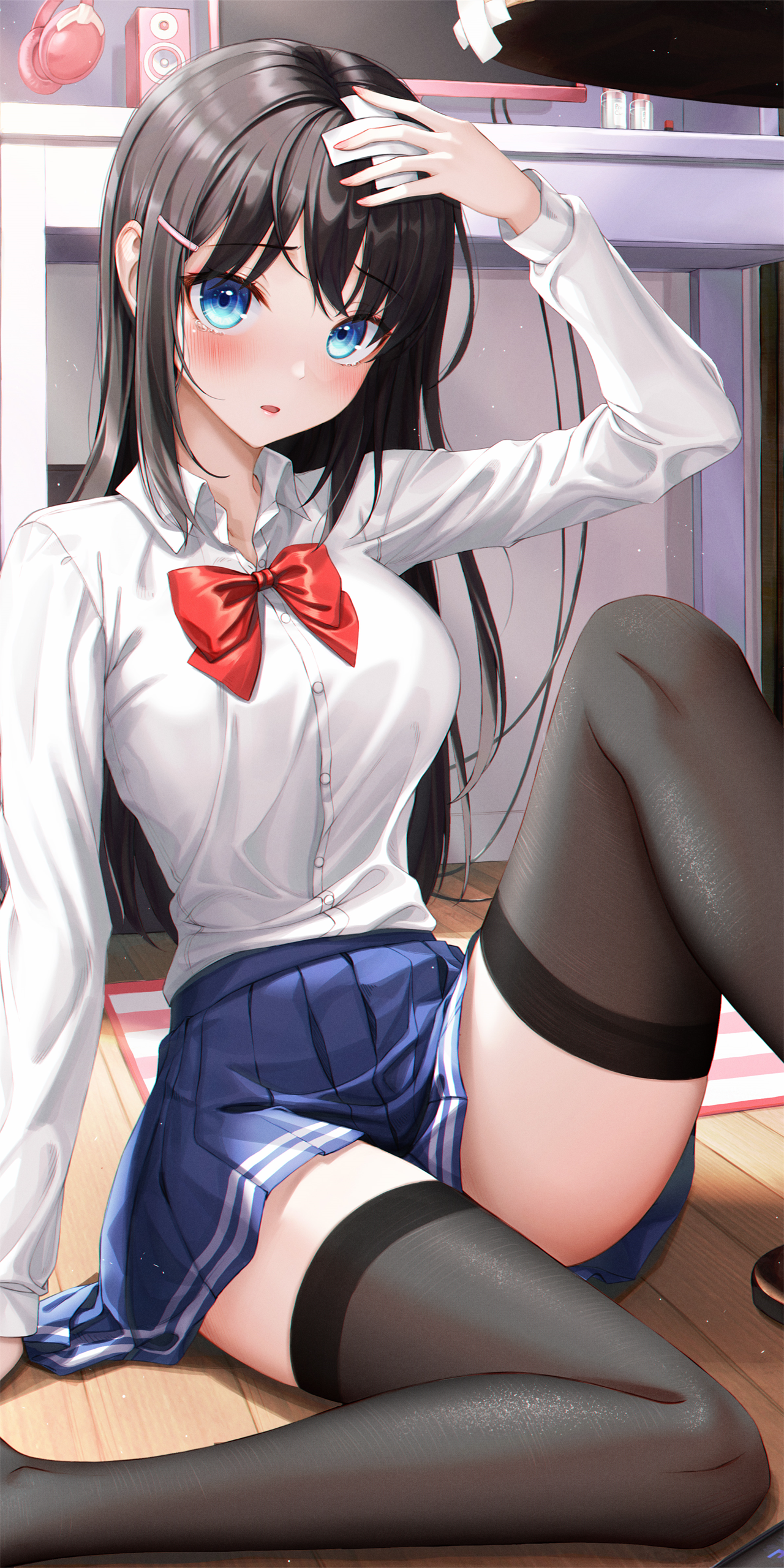【全屏手机壁纸】JK制服 女仆等动漫手机壁纸推荐 0630期 手机壁纸-第4张