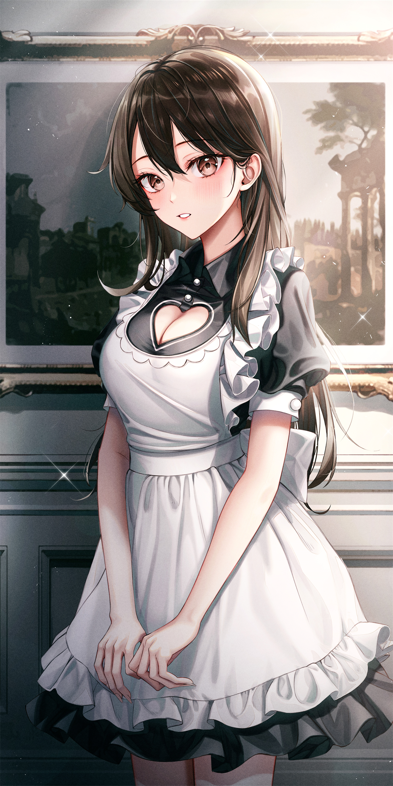 【全屏手机壁纸】JK制服 女仆等动漫手机壁纸推荐 0630期 手机壁纸-第9张