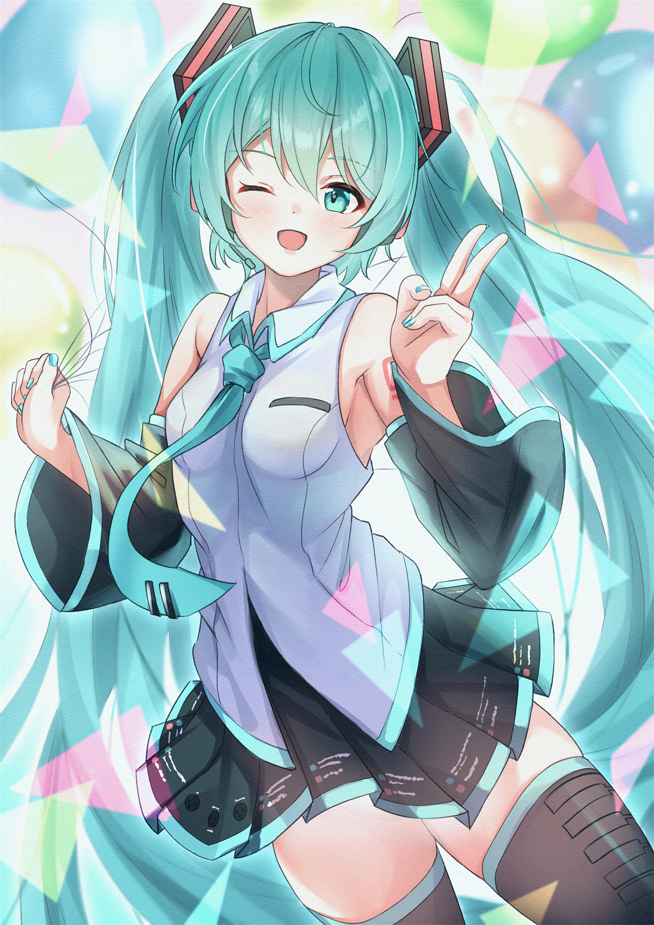 【P站插画推荐】虚拟歌手 初音未来 MIKU插画特辑 第一期 P站美图-第16张